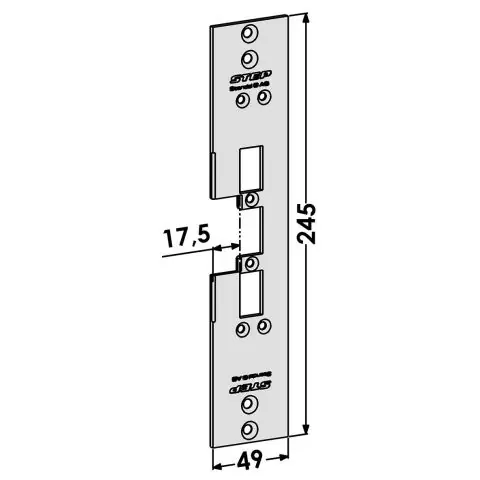I lager STEP ST6575 Stolpe